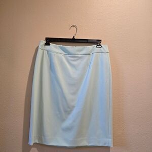 Calvin Klein Light Blue Pencil Skirt Sz 12